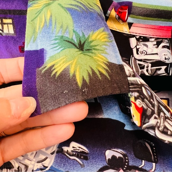 Harley Davidson x Tori Richard Hawaii Retro Button Down Shirt Causal 3X XXL - Picture 9 of 12